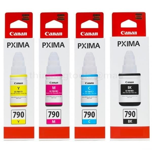 Canon GI 790 Ink Refill G3000 Series Ink Canon PIXMA G3000, G3010, G3100 (4 Color - G3000) (Copy)